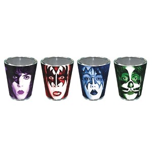 ICUP, Inc. KISS 4-Piece 1.5oz Shot Glass Set - 1 of 3