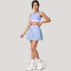Anna-Kaci Active Women's Pleated Tennis Skirt with Built-In Shorts and Side Pocket for Sporty Style and Functional Movement - 3 of 4