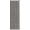vidaXL Top For Highboard - Light Gray Solid Pine Wood, Engineered Wood 33.5x13.8x39.4 in - 4 of 4