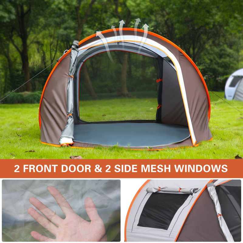 EchoSmile 2-Person Pop Up Camping Tent, 5 of 7