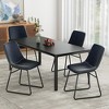 Infurnic Accent Chairs, Modern Chairs Set with Sturdy Legs, for Kitchen and Dining Room, Blue, 22"*20.5"*33.9" - 3 of 4