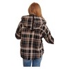 Women's Reversible Plaid Shacket - VERY J - 3 of 3