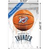 Trends International NBA Oklahoma City Thunder - Drip Basketball 21 Unframed Wall Poster Prints - 3 of 4