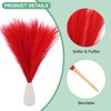 Unique Bargains Dried Plants Artificial Durable Small Fluffy Pampas Grass 7 Branches for Home, Office, Party 17.7 Inch - 2 of 4