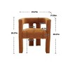 2PC Accent Chair For Sale,Contemporary Upholstered Accent Chair,Barrel Side Chairs,Kitchen Armchair For Living Room-Cuddlewood - 4 of 4