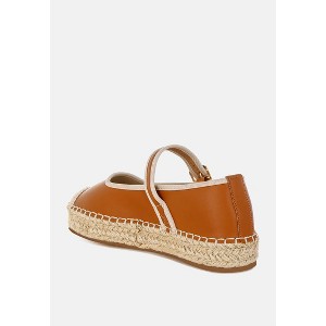 Ostac Genuine Leather Mary Jane Women Espradrilles - 1 of 4
