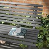 VYNXARIA Outsunny 48.5" Garden Bench - Elegant Aluminum Outdoor Seating for Two - 4 of 4