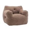 Kumasinova Adult Bean Bag Chair with Armrests,Bean Bag Couch Stuffed High-Density Foam,Comfy Reading Nook Chair for Living Room,Bedroom - 2 of 4