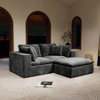 GDFStudio Verlano Modular Plush Corduroy Upholstered Sectional Sofa - 4 of 4