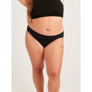 Saalt Leakproof Super Absorbency Briefs - Black - 1 of 4