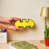 Silver Buffalo DC Comics Batman Emblem Die-Cut Wooden Wall Art Sign | 4 x 8 Inches - 4 of 4
