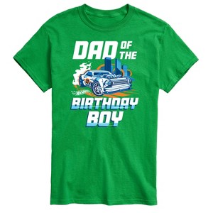 Men's - Hot Wheels - Dad Of Birthday Boy Short Sleeve Graphic T-Shirt - 1 of 4