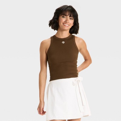 Women's Slim Fit Knit Tank Top - A New Day™