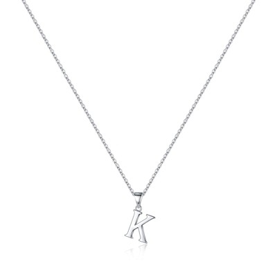 Turandoss S925 Sterling Silver Initial Necklaces for Girls Women, Dainty Initial Jewelry Birthday Gifts