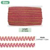 Unique Bargains Polyester Woven Lace Gold Edge Trim Lace Ribbon 1 Pc - 3 of 4