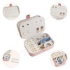 Unique Bargains Travel Small Portable PU Leather Storage Display Holder Jewelry Box for Women's Girls' Gifts - 3 of 4