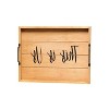 HomeRoots 16" Natural And Black This is us Serving Tray With Handles - 4 of 4