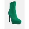 Patotie Lycra High Heel Ankle Boots Women - 2 of 4