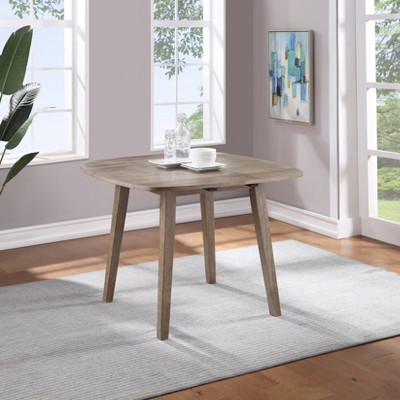 Boulder 40" Brown Reclaimed Wood Extendable Dining Table