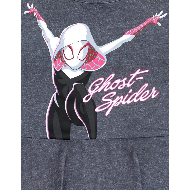 Marvel Spider-Man Spider-Gwen Ghost Spider Girls 2 Pack Skater Dresses Little Kid to Big, 5 of 6