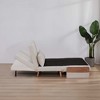 Modern Foldable Sofa Bed – Converts in 10 Sec, 6 Level Adjustable Backrest, Breathable Linen Fabric - 2 of 4