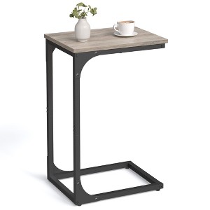VASAGLE C-Shaped End Table, Small Side Table for Couch, Sofa Table with Metal Frame for Living Room, Bedroom, Bedside - 1 of 4