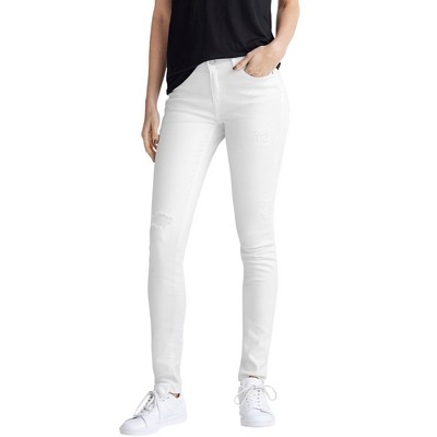 Jessica London Women's Plus Size Comfort Waist Capris, 12 - White