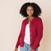 Women's  Organic Chevron Stitch Cardigan Sweater, Adult - 3 of 4