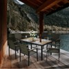 Dolonm All-Weather Patio SetAcacia Wood Table & Rattan Chairs, UV-Resistant for Outdoor Dining - 4 of 4