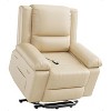 Electric Power Lift Recliner Chair for Elderly & Mobility Limited - Heated Massage Sofa with Remote - PU Leather & High-Density Foam - 2 of 4