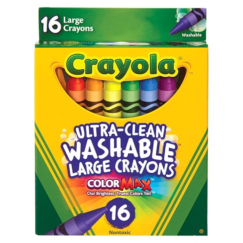 Kids Jumbo Wax Crayons Safe Non Toxic Toddler First Crayons Easy