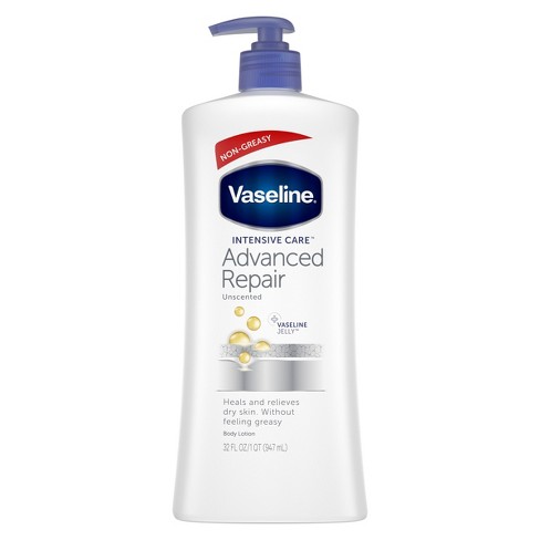 lotion body vaseline care advanced repair intensive unscented 32oz lotions hand target oz walmart