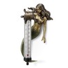 SPI Home Mermaid Wall Mounted Thermometer – Aluminum Coastal Decor with Bronze Finish, Functional Nautical Wall Accent - 2 of 3