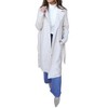 Women's Long Coat With Belted Waist - 26 International - 3 of 4