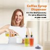 3 Packs 5 OZ Simple Small Syrup Bottles Set with Upgrade Metal Pour Spout - 2 of 4