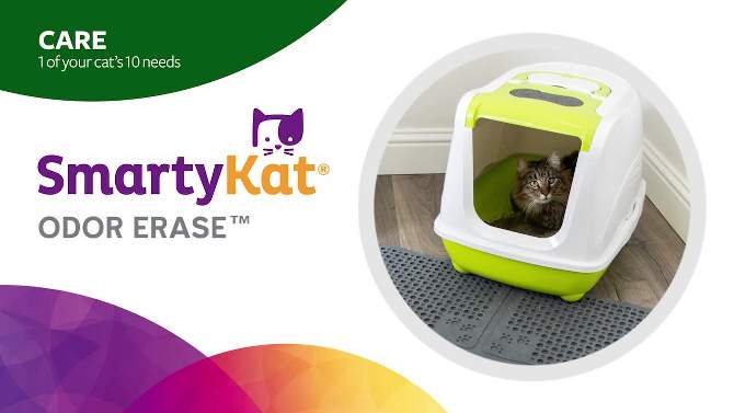 SmartyKat Odor Erase Cat Litter Absorber - 2pk, 2 of 10, play video