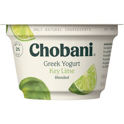 Chobani Key Lime Blended Low Fat Greek Yogurt - 5.3oz