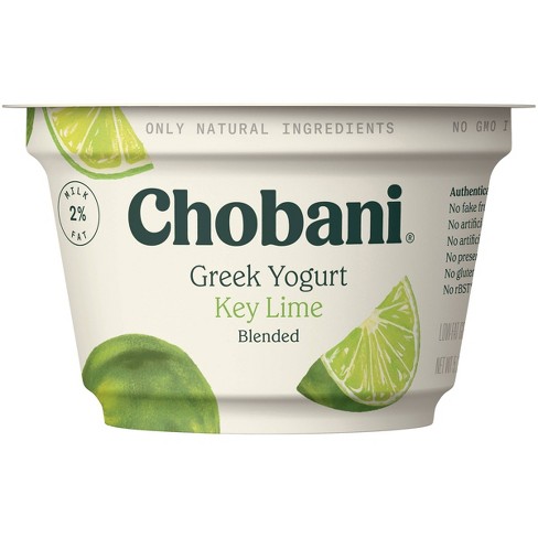 Chobani Key Lime Blended Low Fat Greek Yogurt - 5.3oz - image 1 of 4