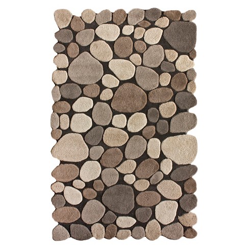 5 X8 Hand Tufted Pebbles Area Rug Natural Nuloom Target