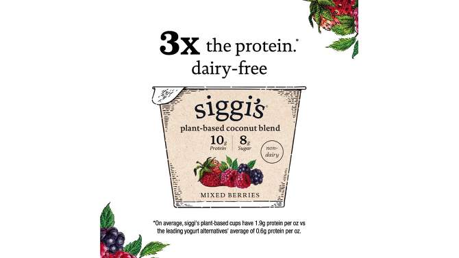 Siggi&#39;s Vanilla Cinnamon Plant-Based Coconut Blend Yogurt Alternative - 5.3oz, 2 of 5, play video