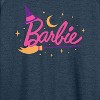 Women's - Barbie - Barbie Halloween Art Lightweight French Terry Wide Neck Long Sleeve Shirt - 2 of 4