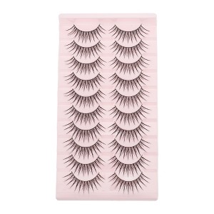 Unique Bargains False Eyelashes for Women 10 Pair - 1 of 4