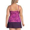 Lands' End Women's Wrap Underwire Tankini Top Swimsuit - 2 of 3
