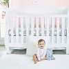 Everyday Kids 7-Pack Pink Long Sleeve Baby Bodysuits – 100% Soft Cotton with Cute Hearts, Clouds, Animals and Solid Colors - 2 of 4
