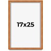 PosterPalooza | Classic Brown Picture Frame - UV Acrylic, Foam Board Backing, Hanging Hardware - 2 of 4