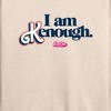 Women's - Barbie - I Am Kenough Lightweight French Terry Wide Neck Long Sleeve Shirt - 2 of 4