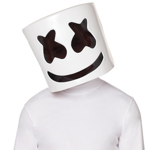 Adult Dubstep Music Artist Marshmello Costume Mask - 16 In. - White ...