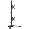 Aghana Digitals Adjustable Dual Monitor Stand with Cable Management, Steel Construction, VESA - 2 of 4
