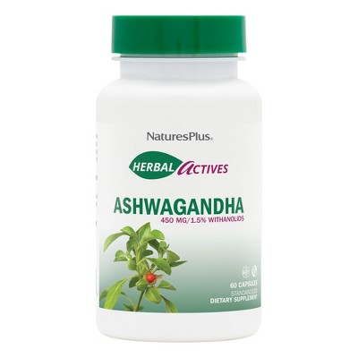 Ashwagandha Extract 450mg by Nature's Plus  -  60 Capsule