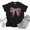 Simply Sage Market Patriotic Layered Bow Garment Dyed Tee - 3 of 4